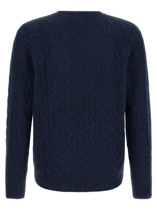 Polo Ralph Lauren Blue Wool Cardigan