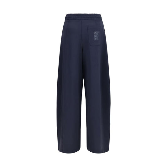 Max Mara Blue Polyamide Casual Pants