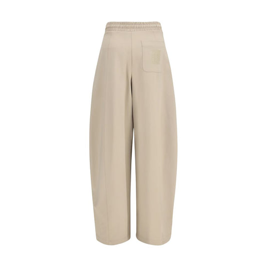 Max Mara Beige Polyamide Athletic Pants