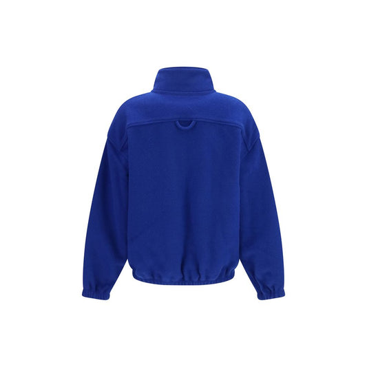 RIER Blue Wool Oves Aries Full-Length Jacket