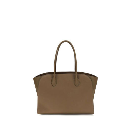 The Row Brown Calf Leather Bos Taurus Shoulder Bag
