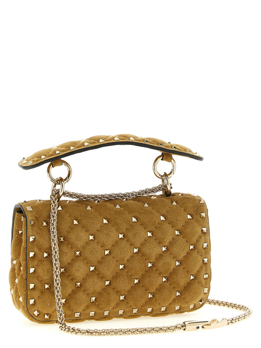 Valentino Garavani Beige Calfskin Shoulder Bag