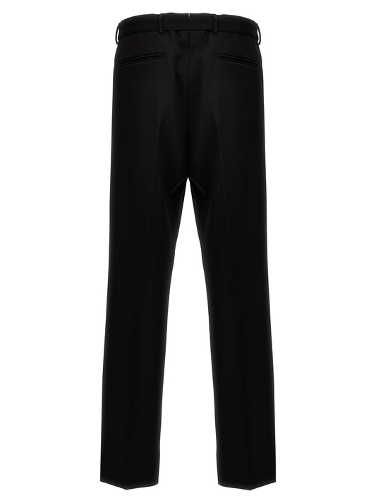Prada Black Virgin Wool Dress Pants
