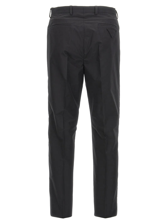 Prada Black Cotton Dress Pants