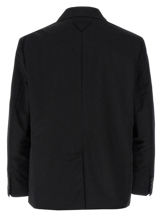 Prada Black Virgin Wool Blazer