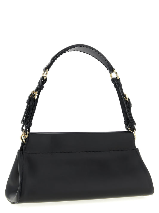 Prada Black Calfskin Shoulder Bag