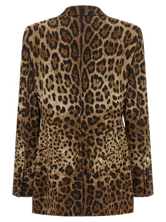 Dolce & Gabbana Brown Wool Blazer