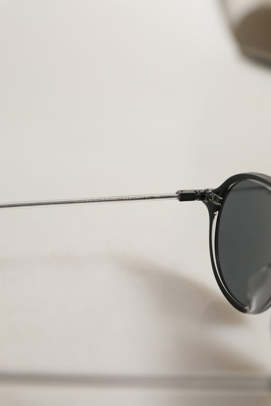Dolce & Gabbana Black Acetate Frame DG4343F Bridge Detail Sunglasses