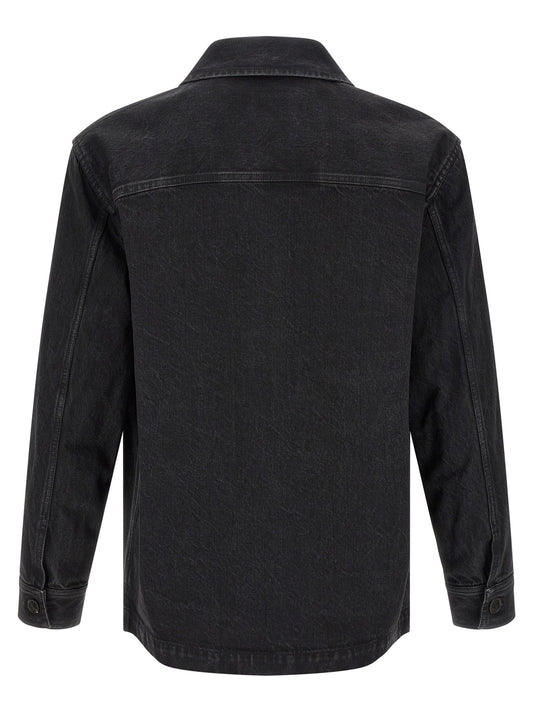 Saint Laurent Black Cotton Blouse