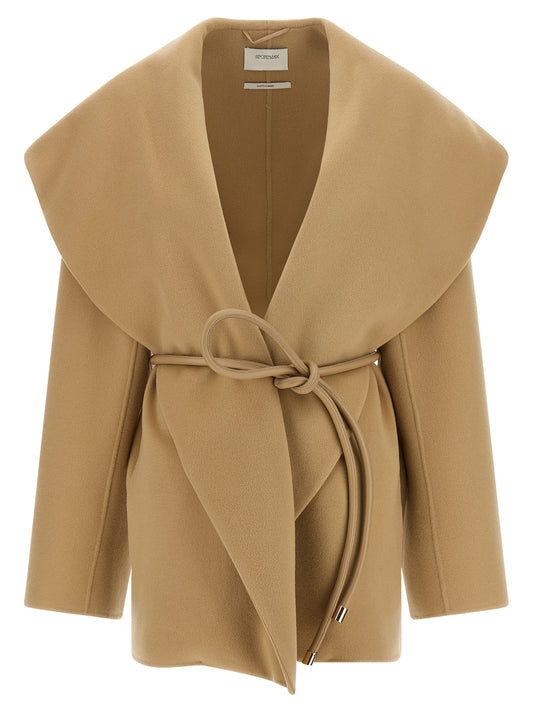 Sportmax Beige Wool Coat