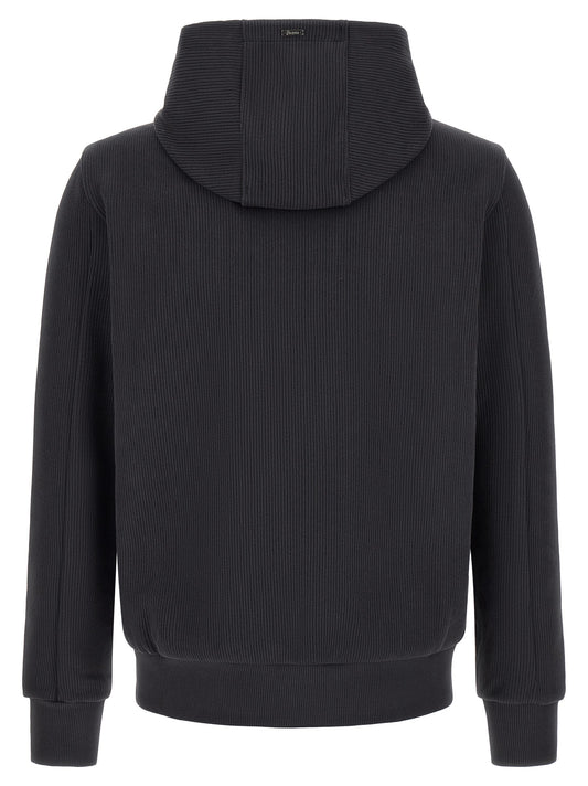 Herno Blue Cotton Shell Jacket