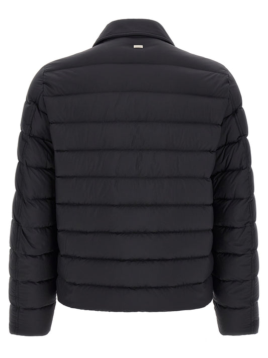 Herno Black Polyamide Full-Length Jacket