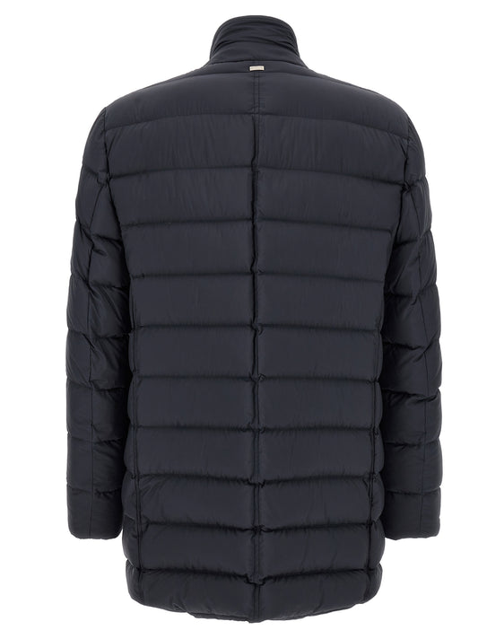 Herno Blue Polyamide Coat