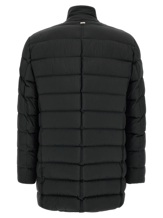 Herno Black Polyamide Full-Length Jacket