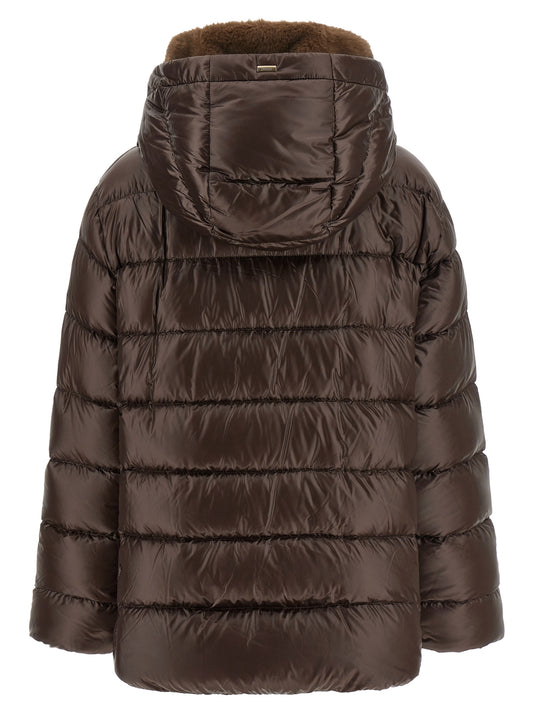 Herno Brown Polyamide Full-Length Jacket