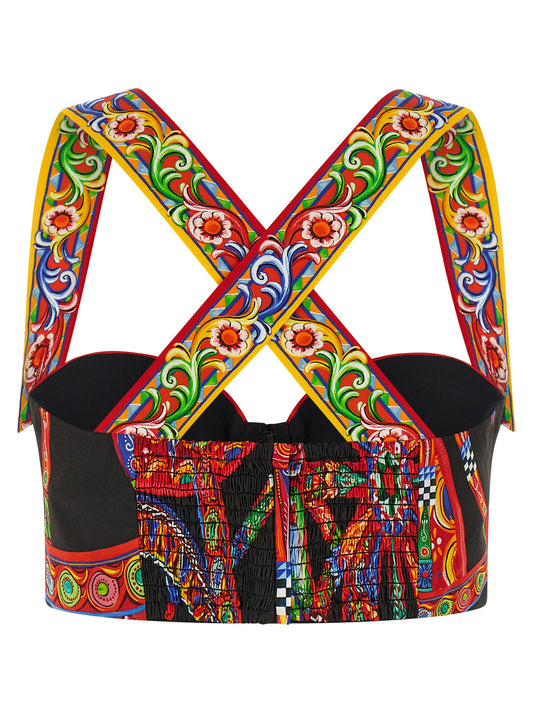 Dolce & Gabbana Multicolor Cotton Blouse