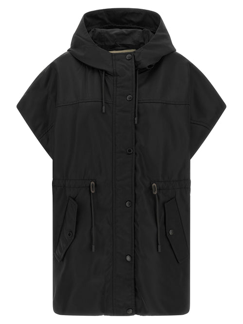 Max Mara Black Polyamide Sleeveless Jacket