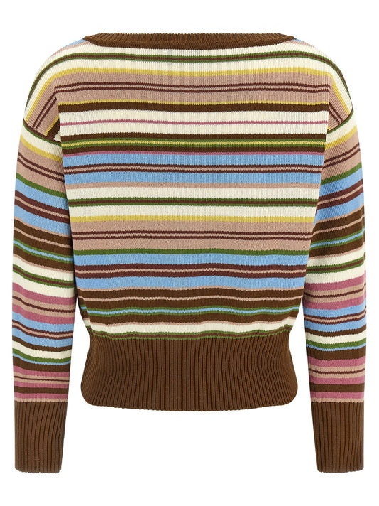 Max Mara Multicolor Cotton Cardigan