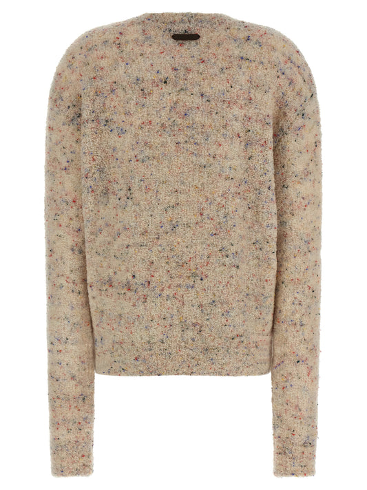 Moschino Multicolor Virgin Wool Cardigan