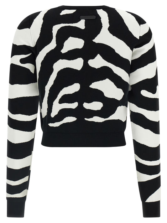 Moschino Black Viscose Cardigan