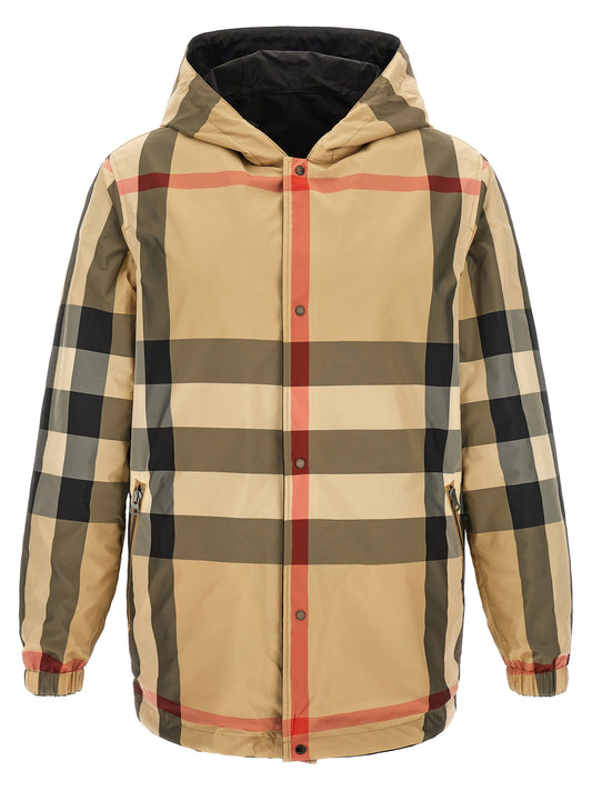 Burberry Black Polyester Coat