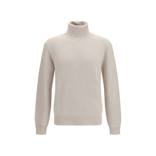 Brioni Beige Cashmere Turtleneck