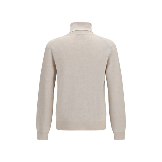 Brioni Beige Cashmere Turtleneck