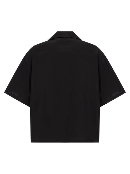 Balenciaga Black Cotton Blouse
