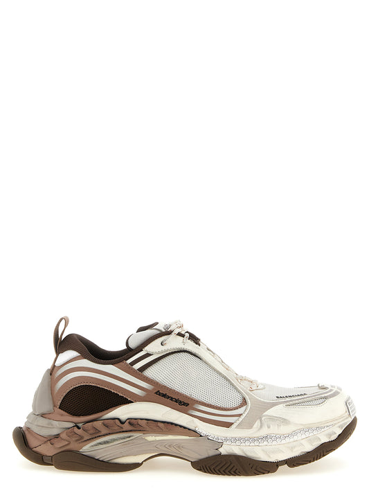Balenciaga White Polyethylene Athletic Sneakers