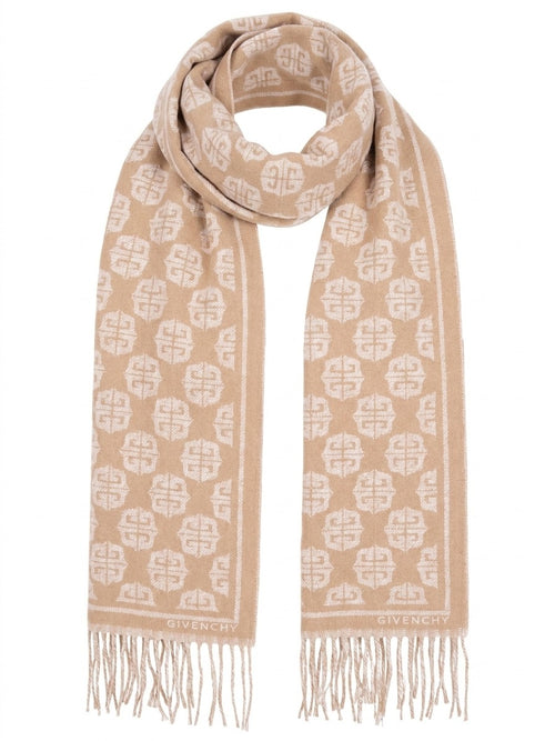 Givenchy Beige Wool Scarf