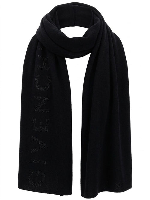 Givenchy Black Wool Scarf