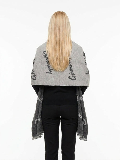 Givenchy Gray Wool Scarf