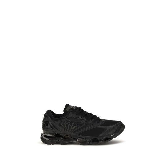MIZUNO Black Fabric Athletic Sneakers