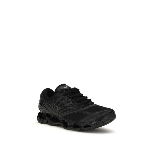 MIZUNO Black Fabric Athletic Sneakers