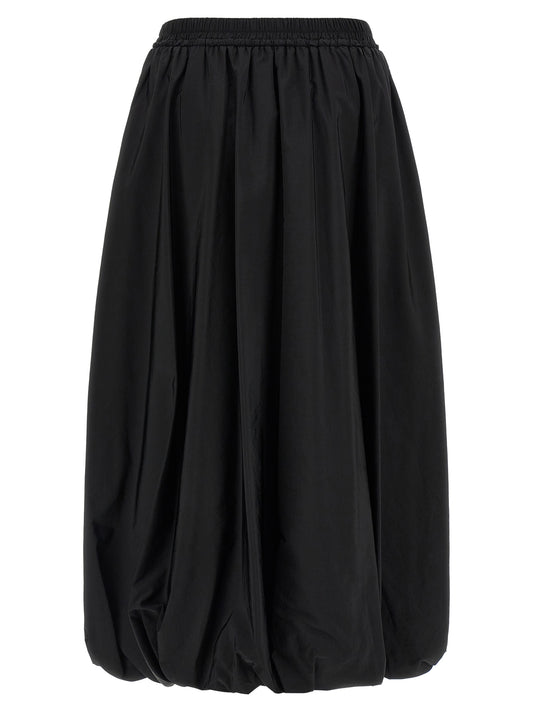 Max Mara Black Polyamide Mini Skirt