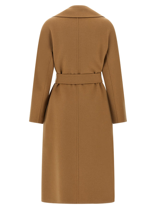 Max Mara Beige Virgin Wool Coat