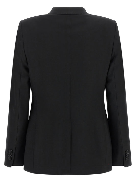 Tagliatore Black Polyester Blazer