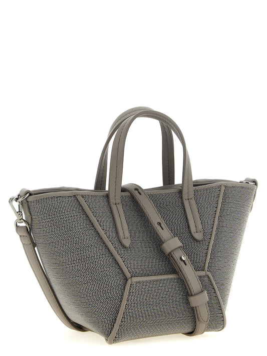 Brunello Cucinelli Gray Calfskin Handbag