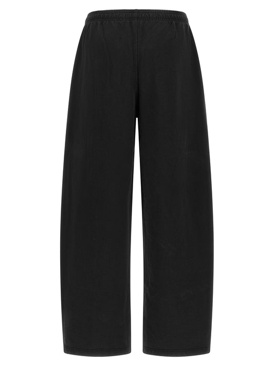 Alexander Wang Black Cotton Athletic Pants