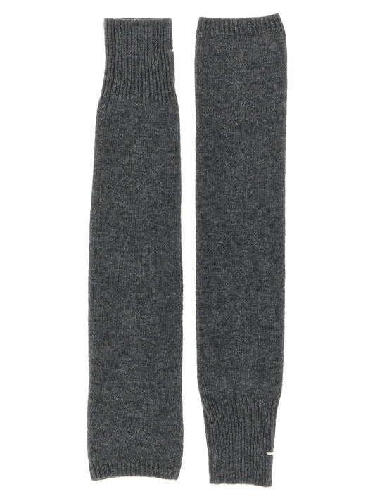 NUDE Gray Wool Gloves
