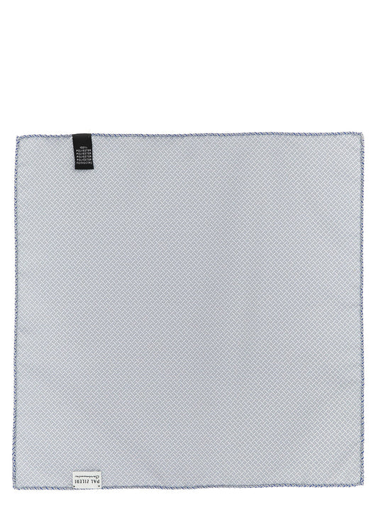 Pal Zileri Blue Polyester Pocket Square