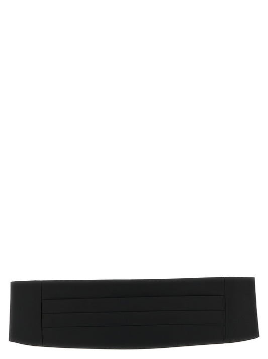 Pal Zileri Black Polyester Cummerbund