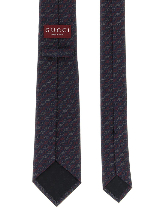 Gucci Blue Silk Tie