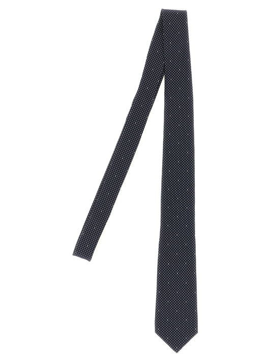 Saint Laurent Blue Silk Tie