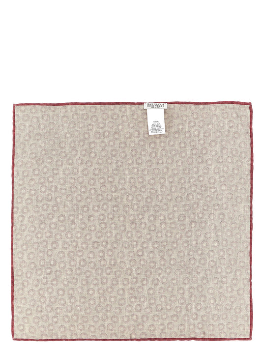Brunello Cucinelli Multicolor Silk Pocket Square