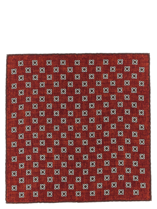Brunello Cucinelli Multicolor Silk Pocket Square