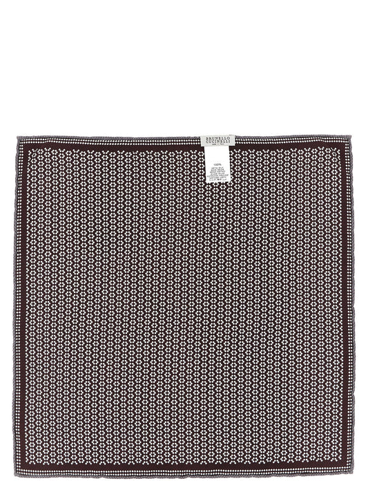 Brunello Cucinelli Multicolor Silk Pocket Square