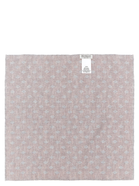 Brunello Cucinelli Multicolor Silk Pocket Square