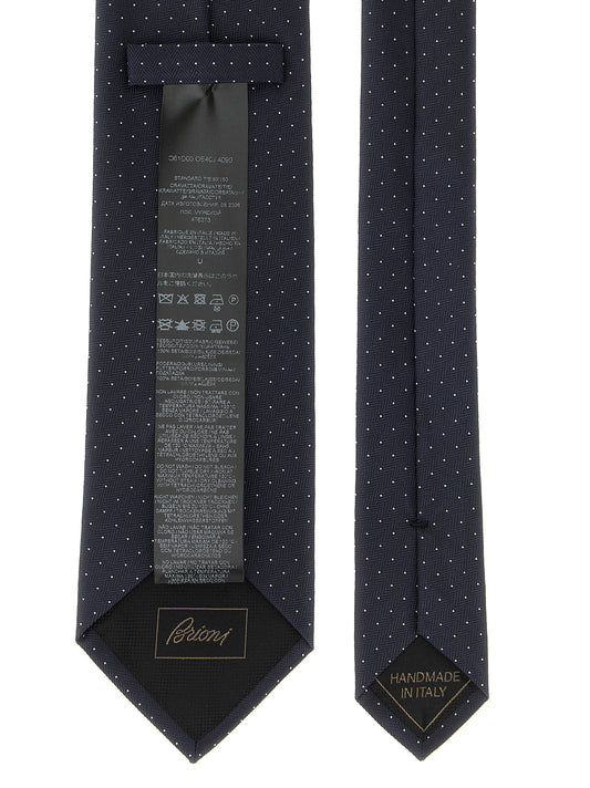 Brioni Blue Silk Tie