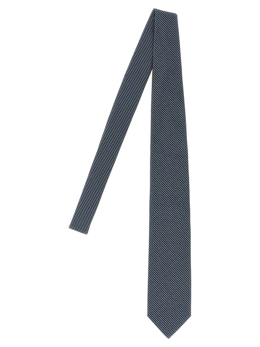 Brioni Blue Silk Tie